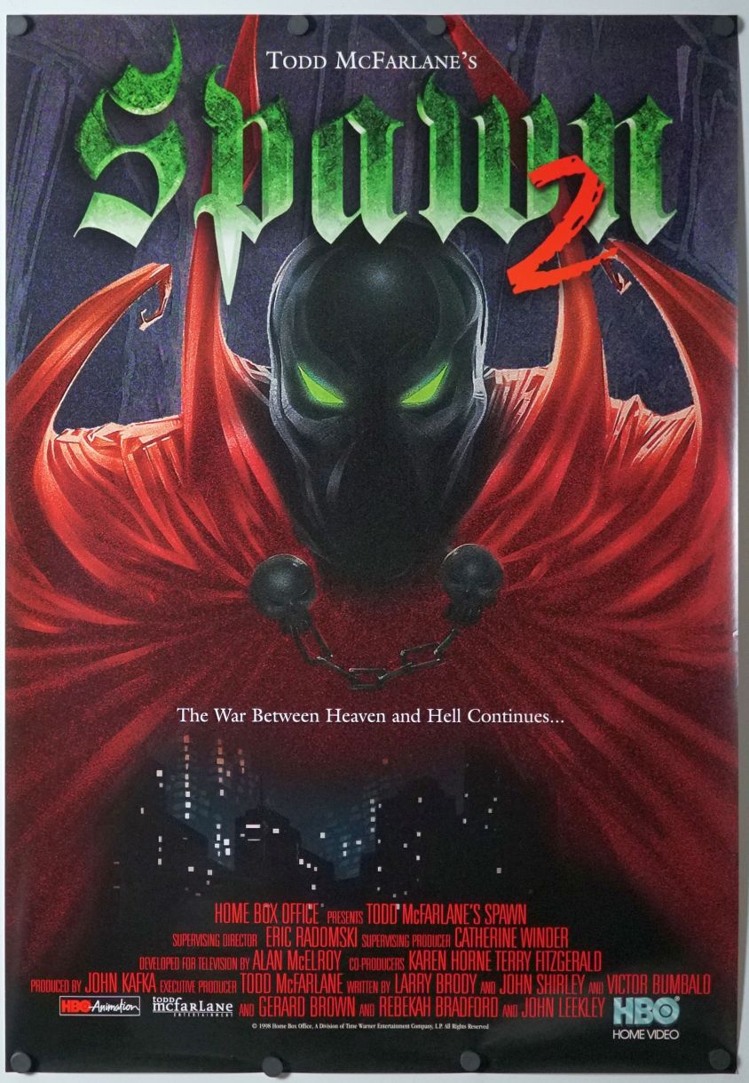 Todd McFarlane's Spawn 2 (1998) original theatrical movie poster - Video