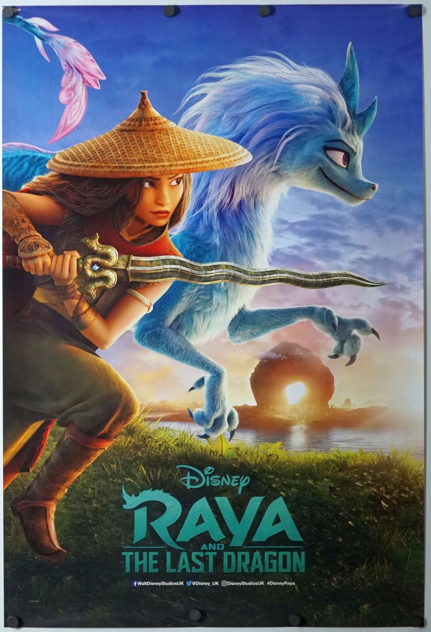 Raya and the Last Dragon (2021) original theatrical movie poster - Final