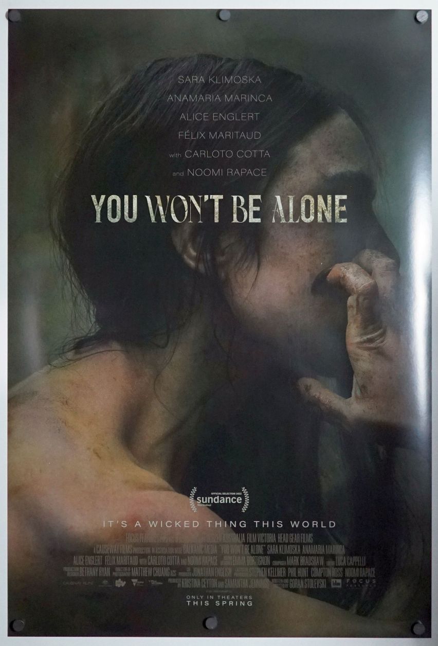 You Won't Be Alone (2022) original theatrical movie poster - Final