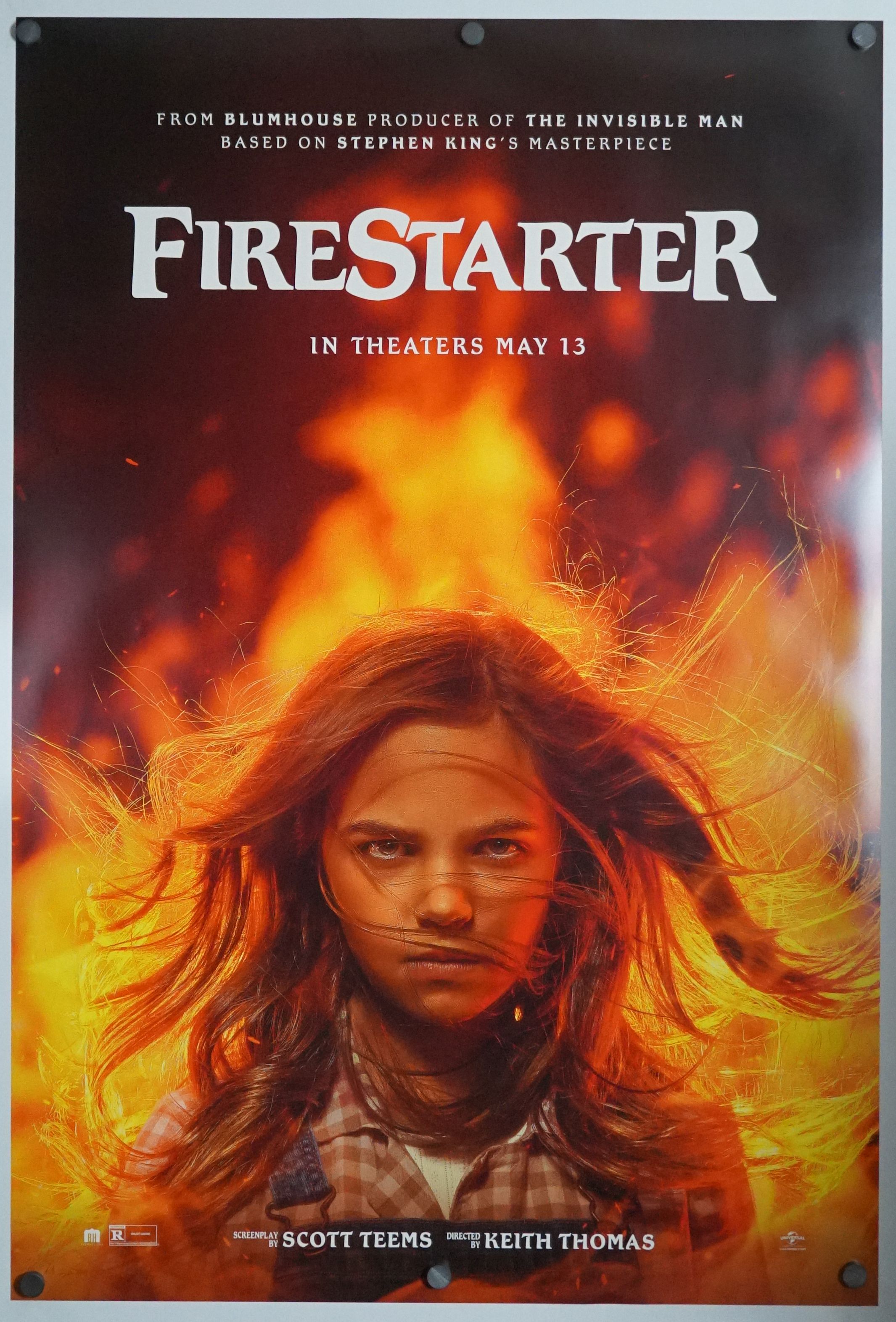 Firestarter (2022) original theatrical movie poster - Advance