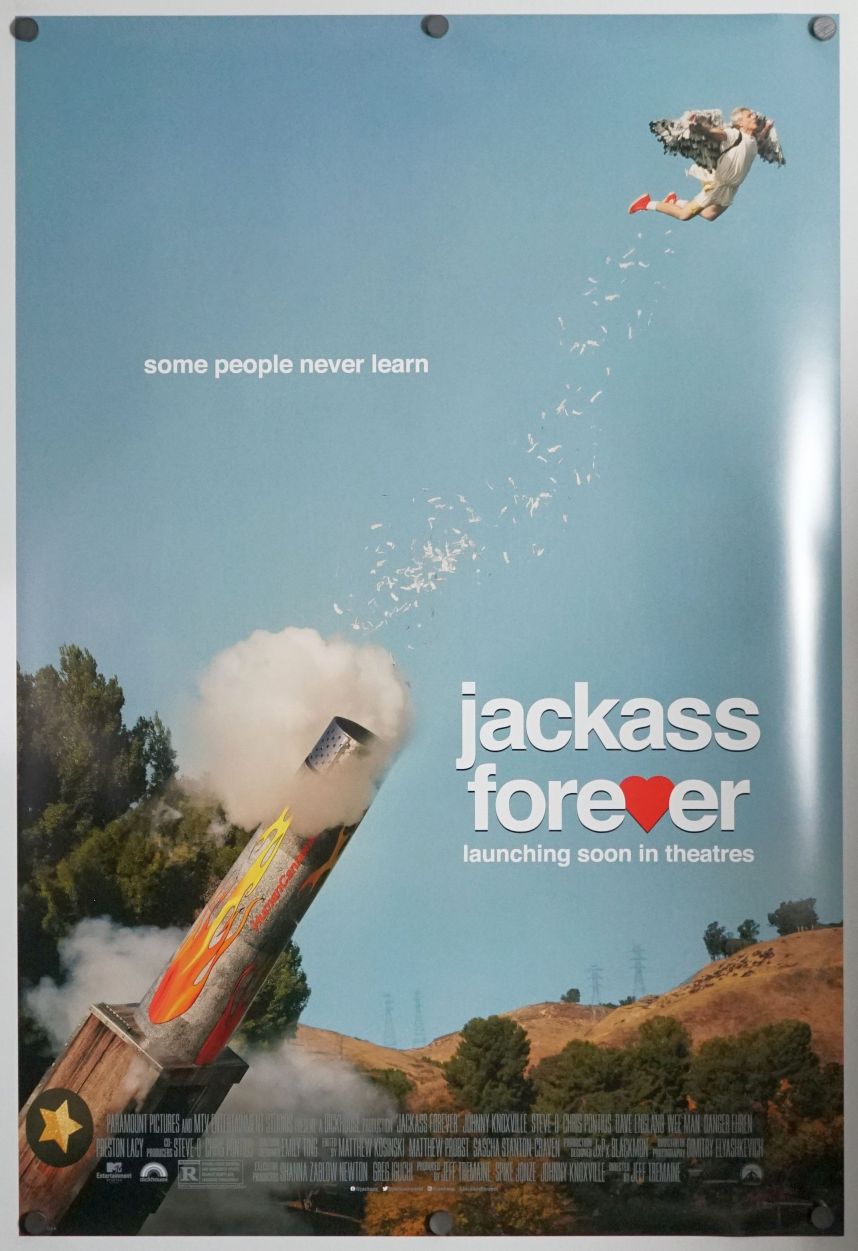 Jackass Forever (2022) original theatrical movie poster - Final