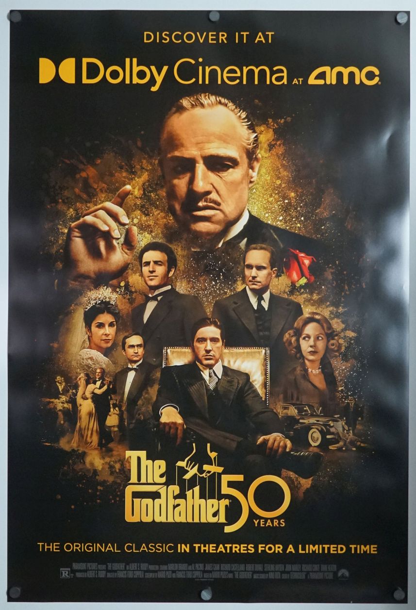 The Godfather (2022) original theatrical movie poster - Re-Release