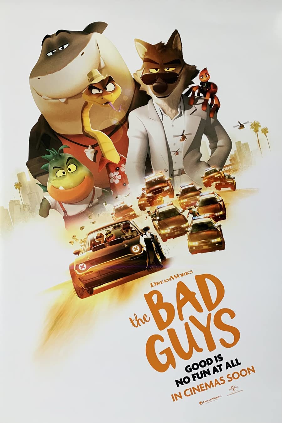 The Bad Guys (2022) original theatrical movie poster - International Advance B