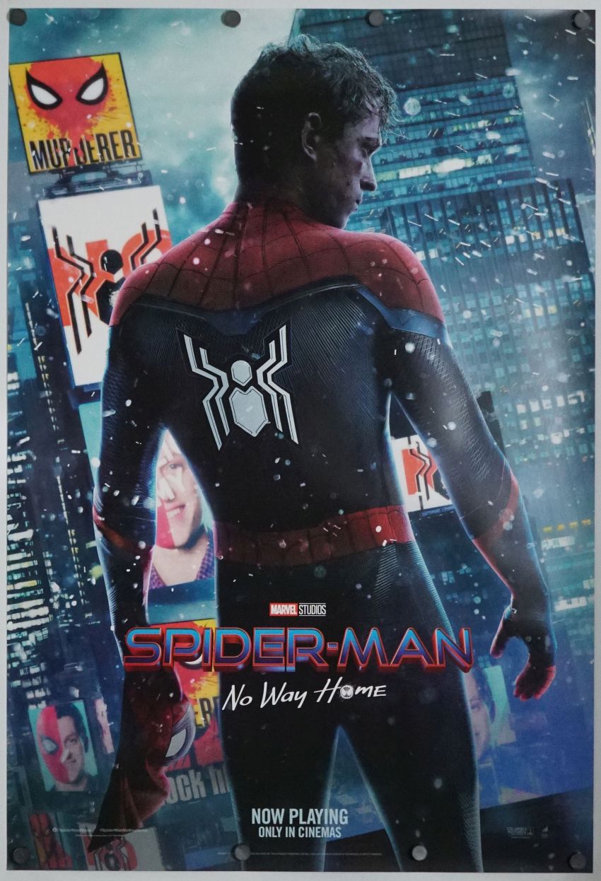 Spider-Man: No Way Home (2021) original theatrical movie poster - International Advance E