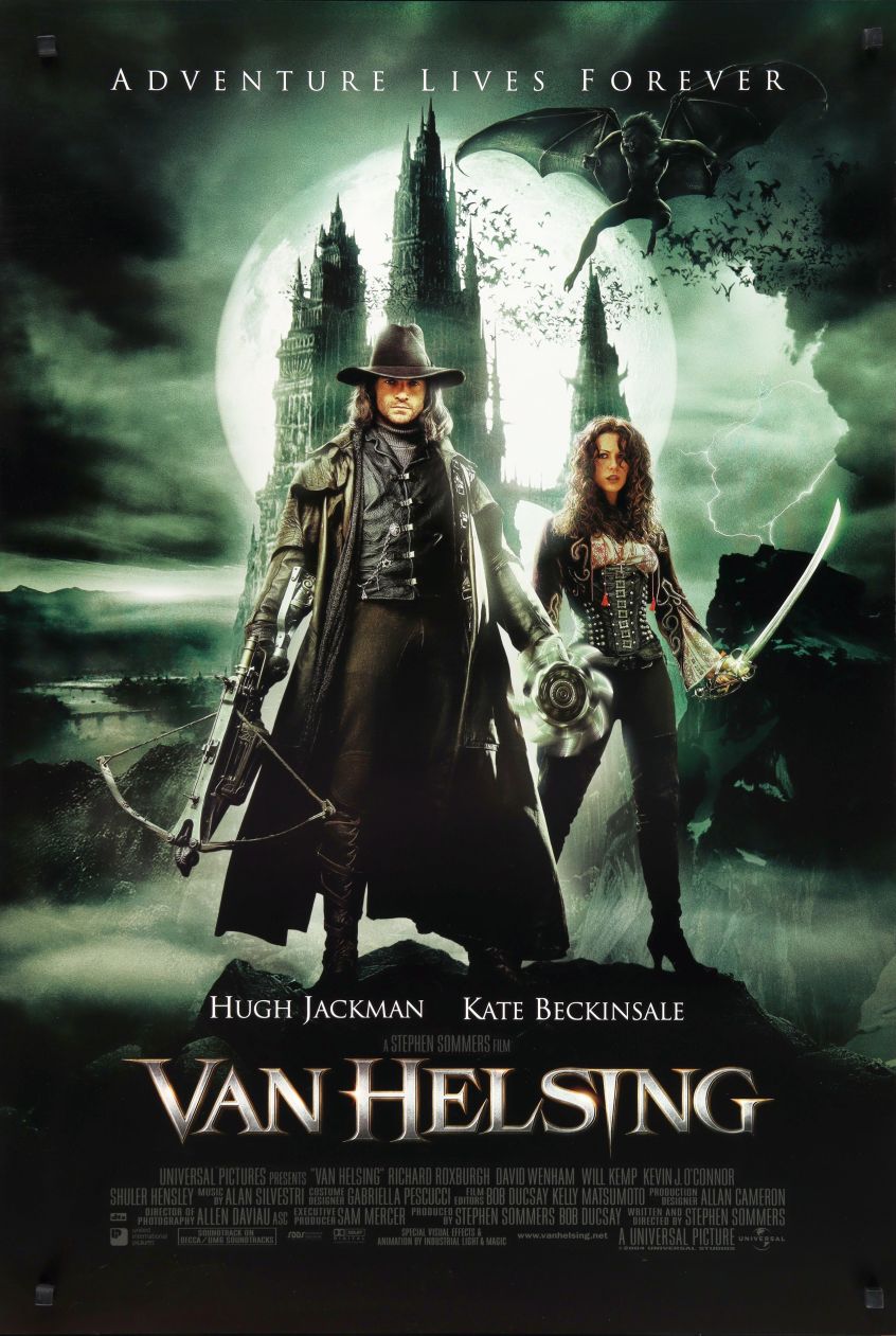 Van Helsing (2004) original theatrical movie poster - International Final