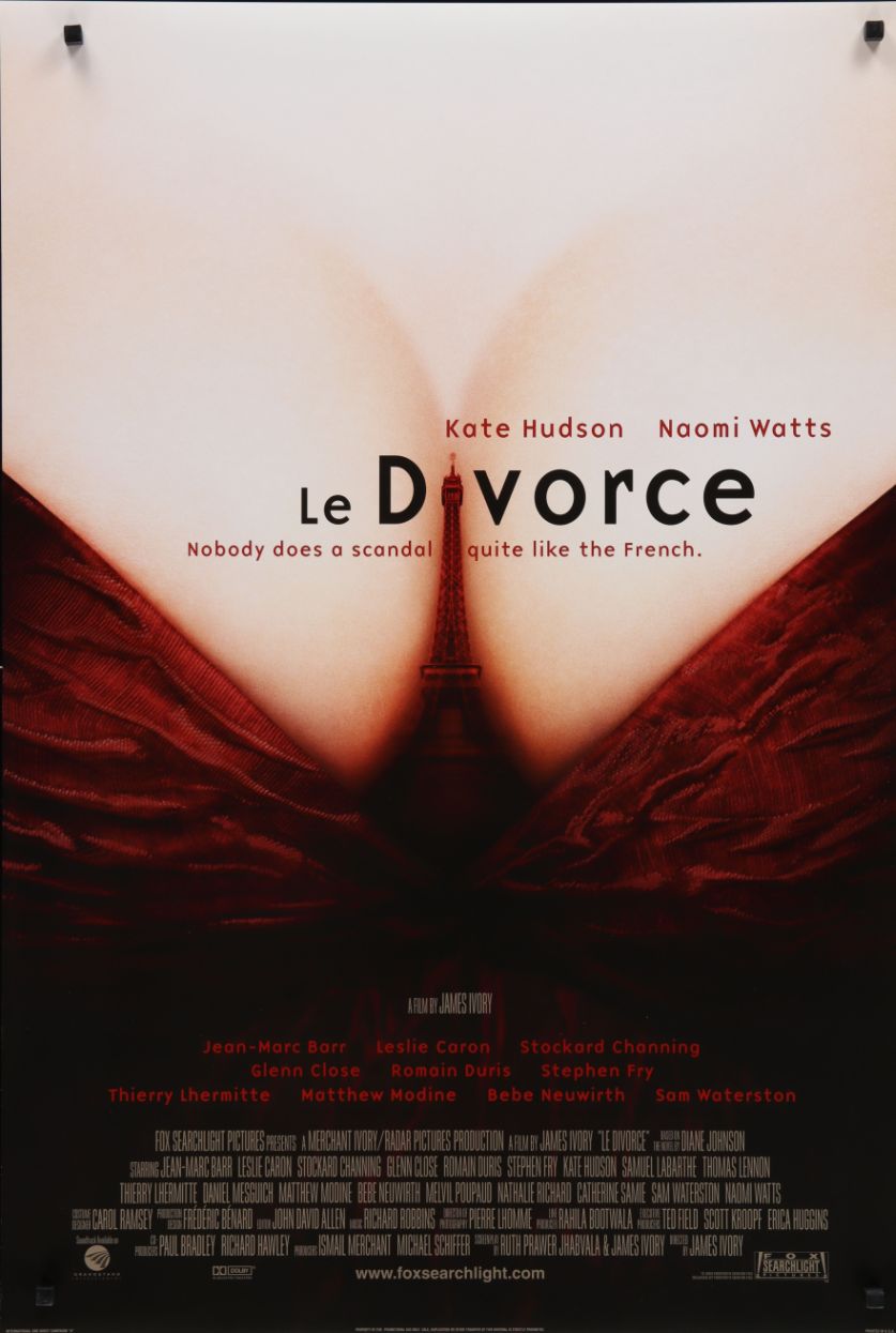 The Divorce (2003) original theatrical movie poster - International