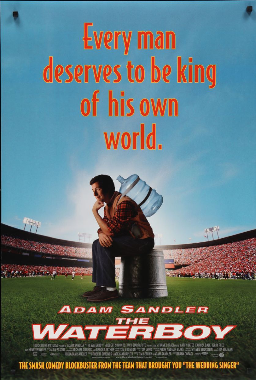 The Waterboy (1998) original theatrical movie poster - International