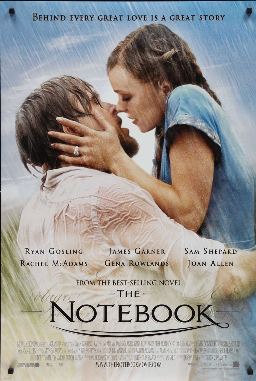 The Notebook (2004) original theatrical movie poster - International Final