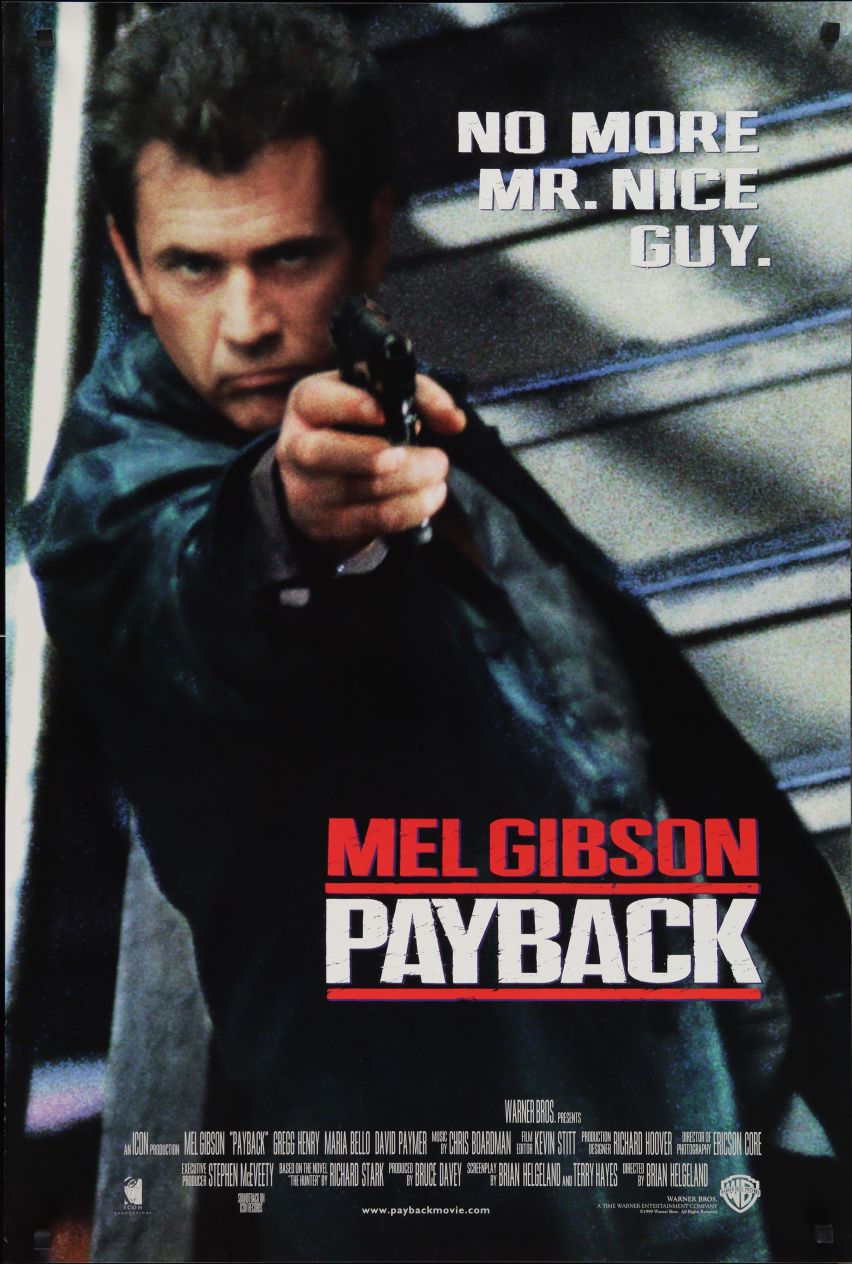 Payback (1999) original theatrical movie poster - International Final