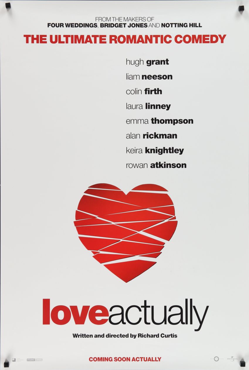 Love Actually (2003) original theatrical movie poster - International Advance