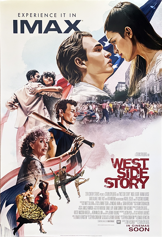 West Side Story (2021) original theatrical movie poster - International IMAX