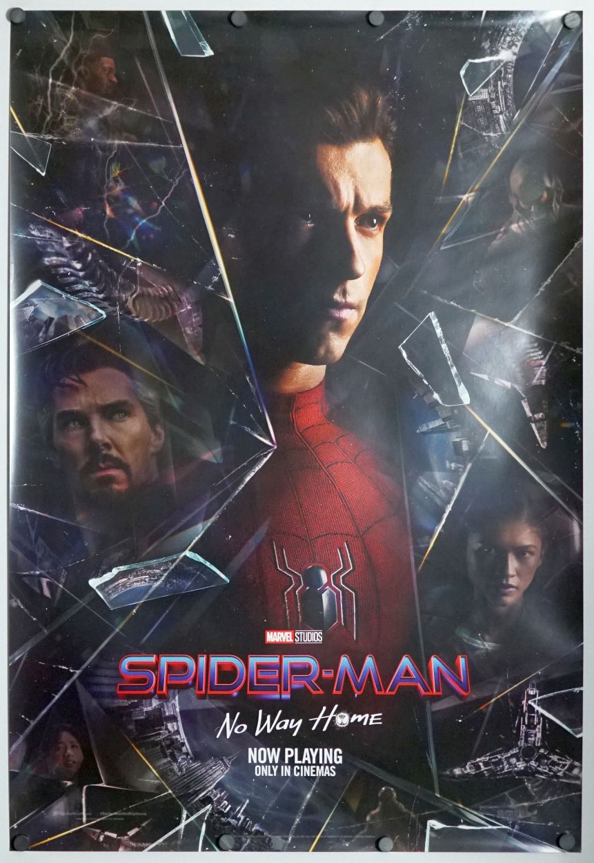 Spider-Man: No Way Home (2021) original theatrical movie poster - International Style F