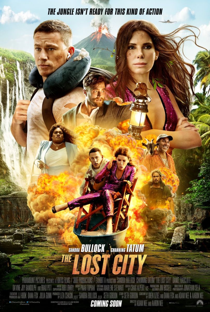 The Lost City (2022) original theatrical movie poster - Final