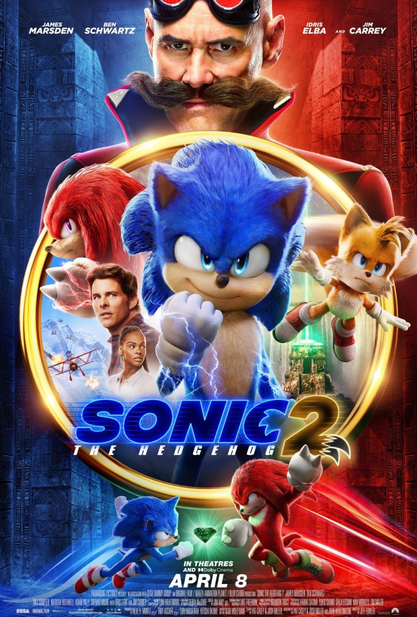 Sonic the Hedgehog 2 (2022) original theatrical movie poster - Final