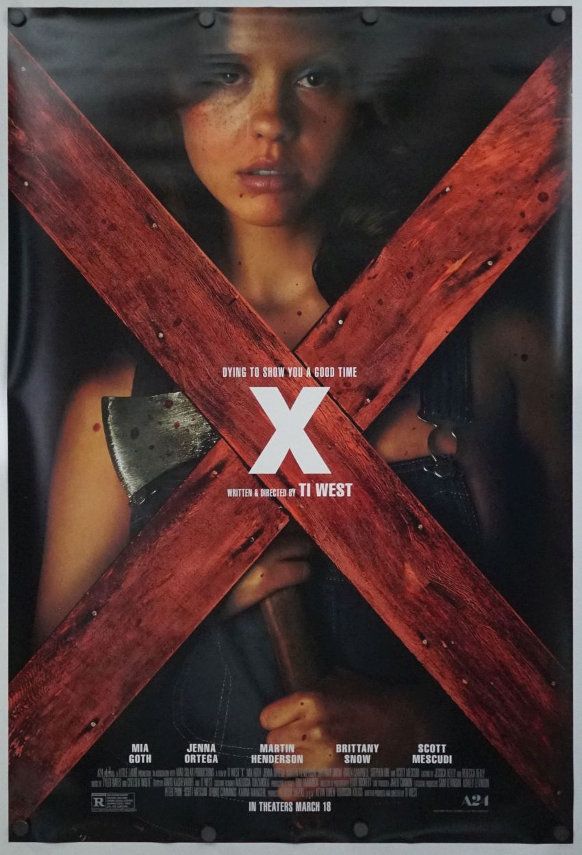 X (2022) original theatrical movie poster - Final