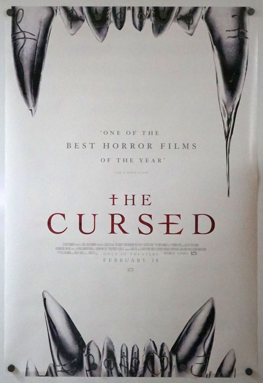 The Cursed (2022) original theatrical movie poster - Final