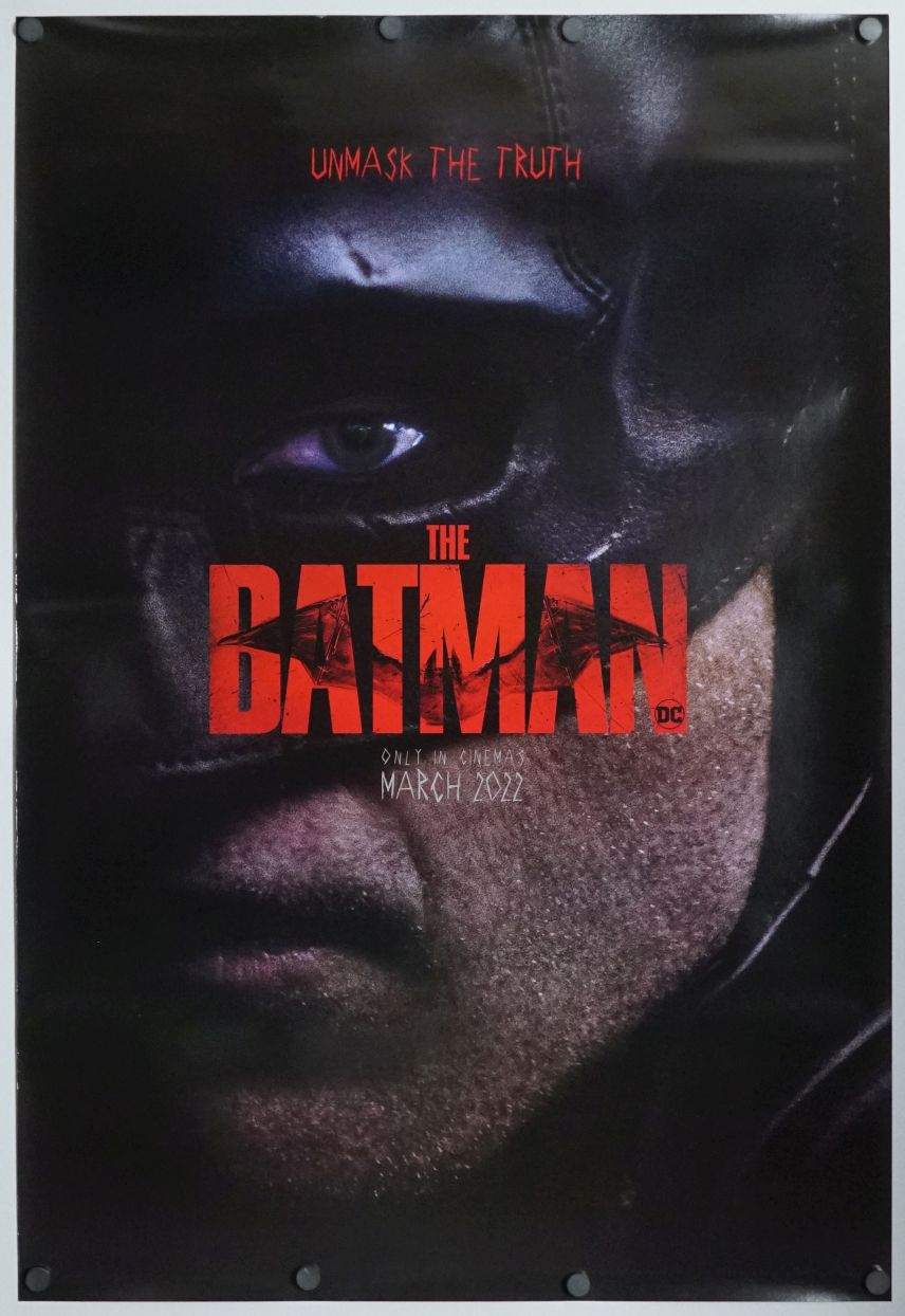 The Batman (2022) original theatrical movie poster - International Style D