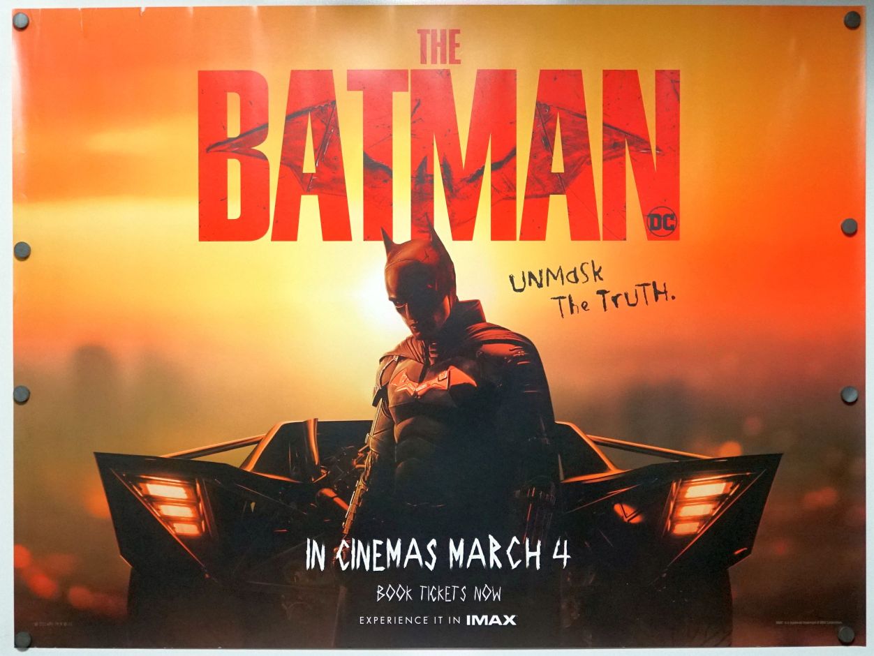 The Batman (2022) original theatrical movie poster - Advance Style B