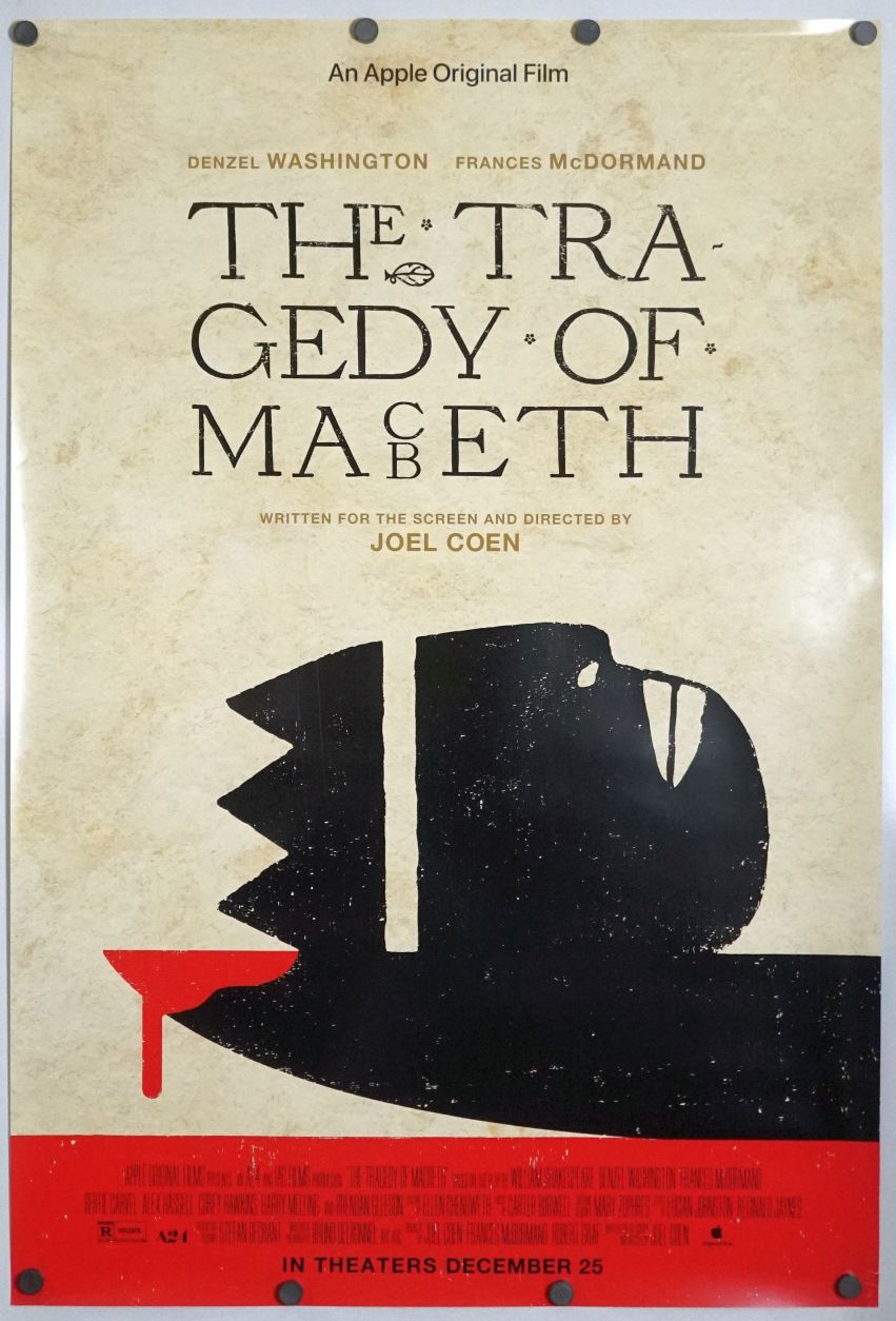 The Tragedy of Macbeth (2021) original theatrical movie poster - Final