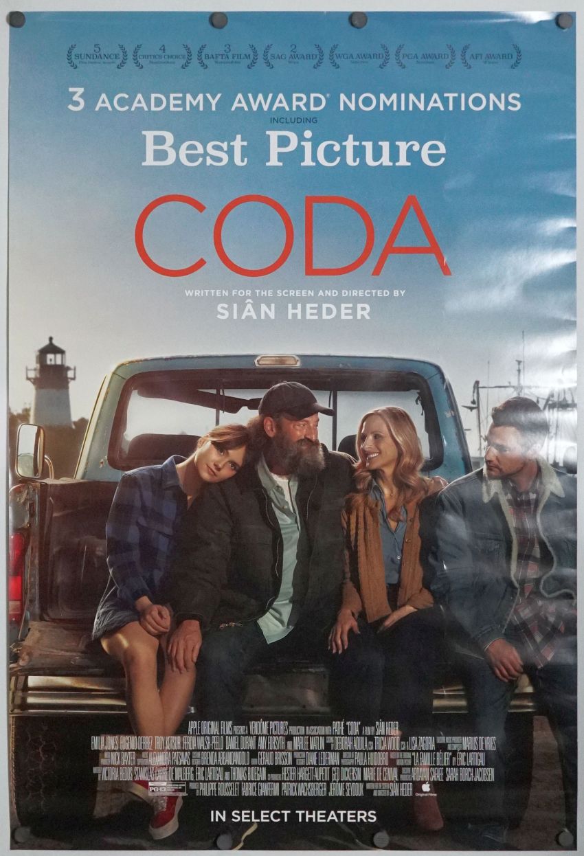 CODA (2021) original theatrical movie poster - Final