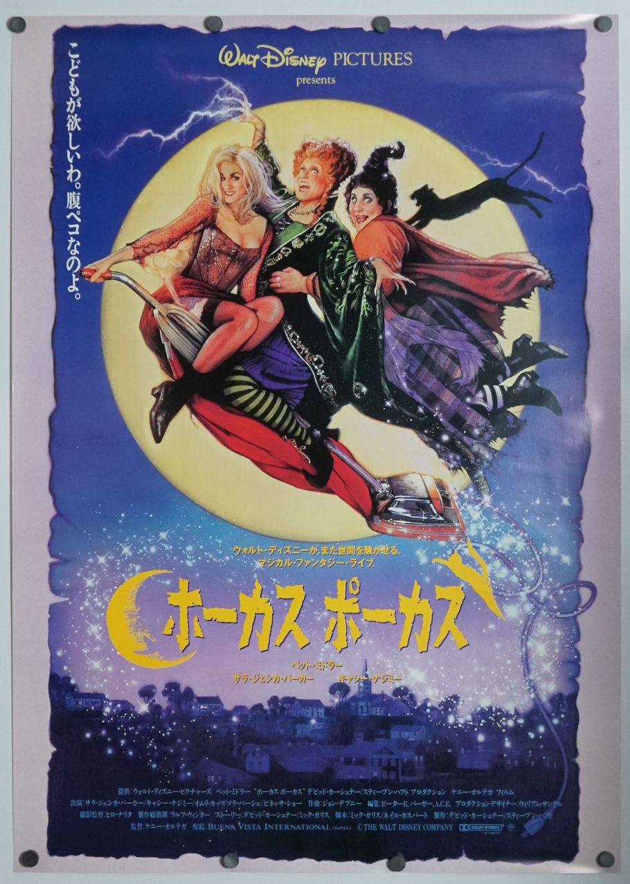 Hocus Pocus (1994) original theatrical movie poster - Final