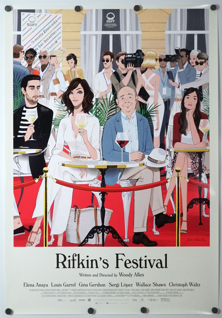 Rifkin's Festival (2022) original theatrical movie poster - Final