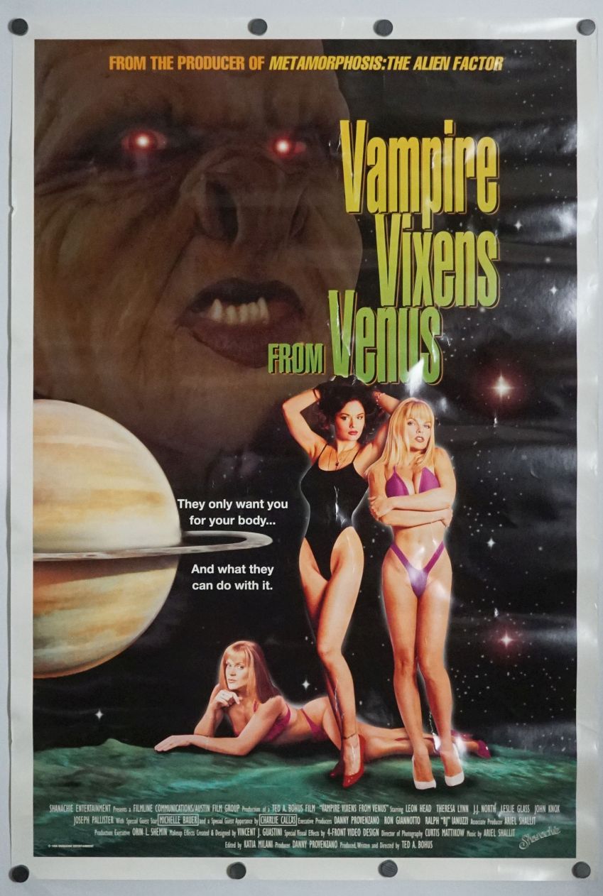 Vampire Vixens from Venus (1995) original theatrical movie poster - Final