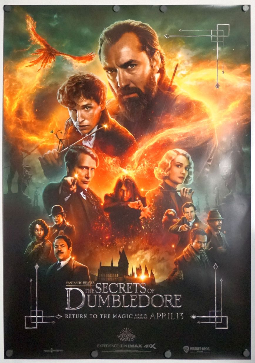 Fantastic Beasts and Where to Find Them 3 (2022) original theatrical movie poster - International Final