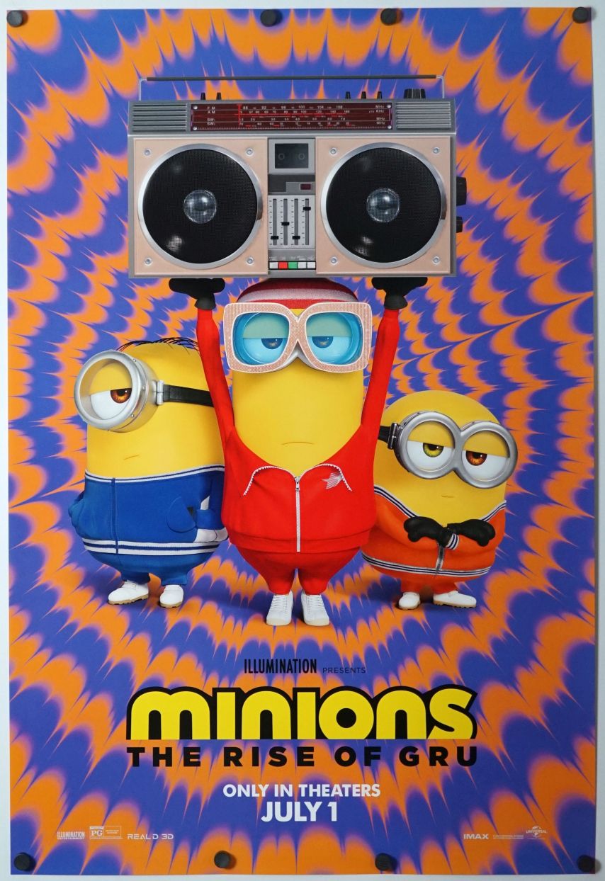 Minions: The Rise of Gru (2022) original theatrical movie poster - Advance Style B