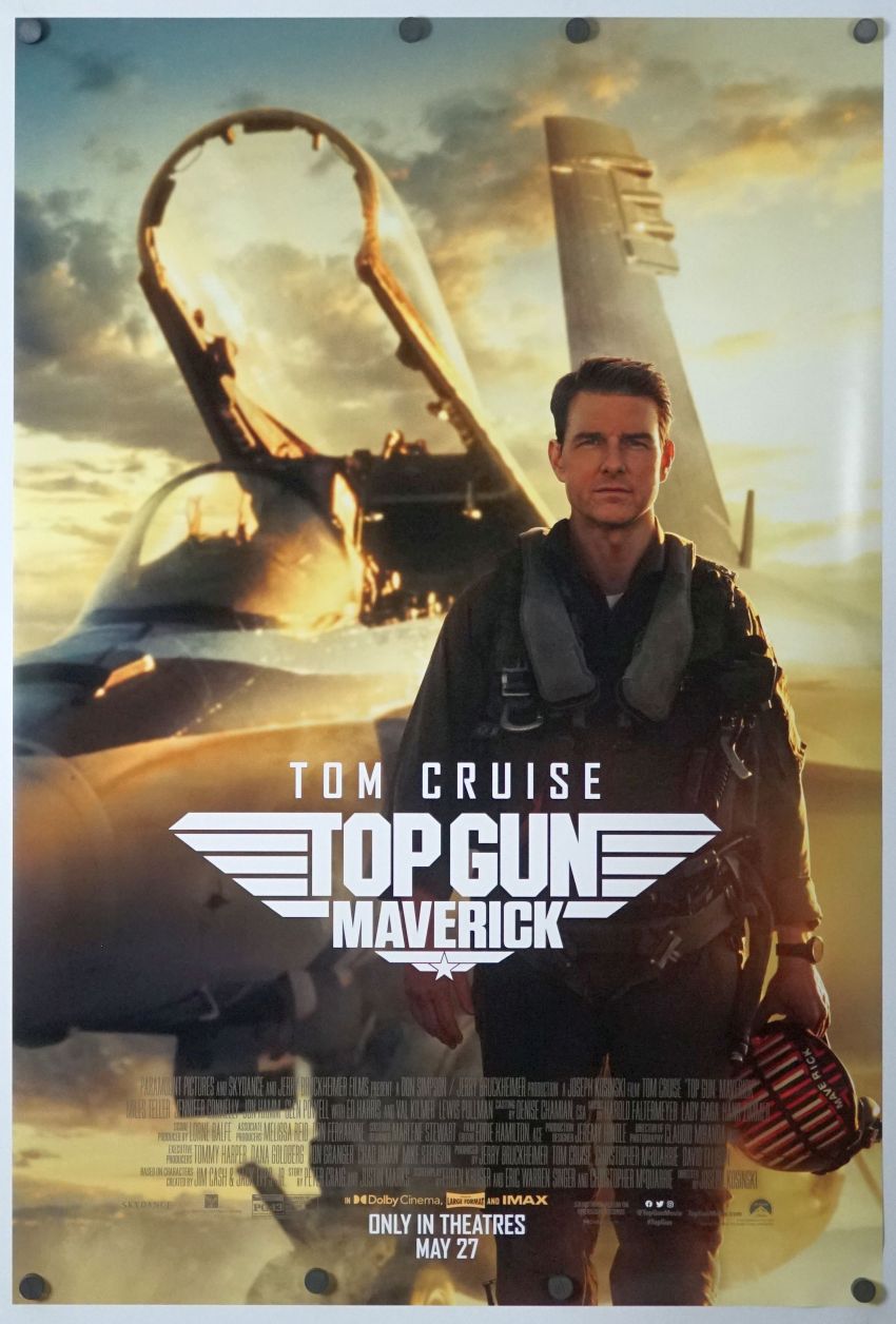 Top Gun: Maverick (2022) original theatrical movie poster - Final