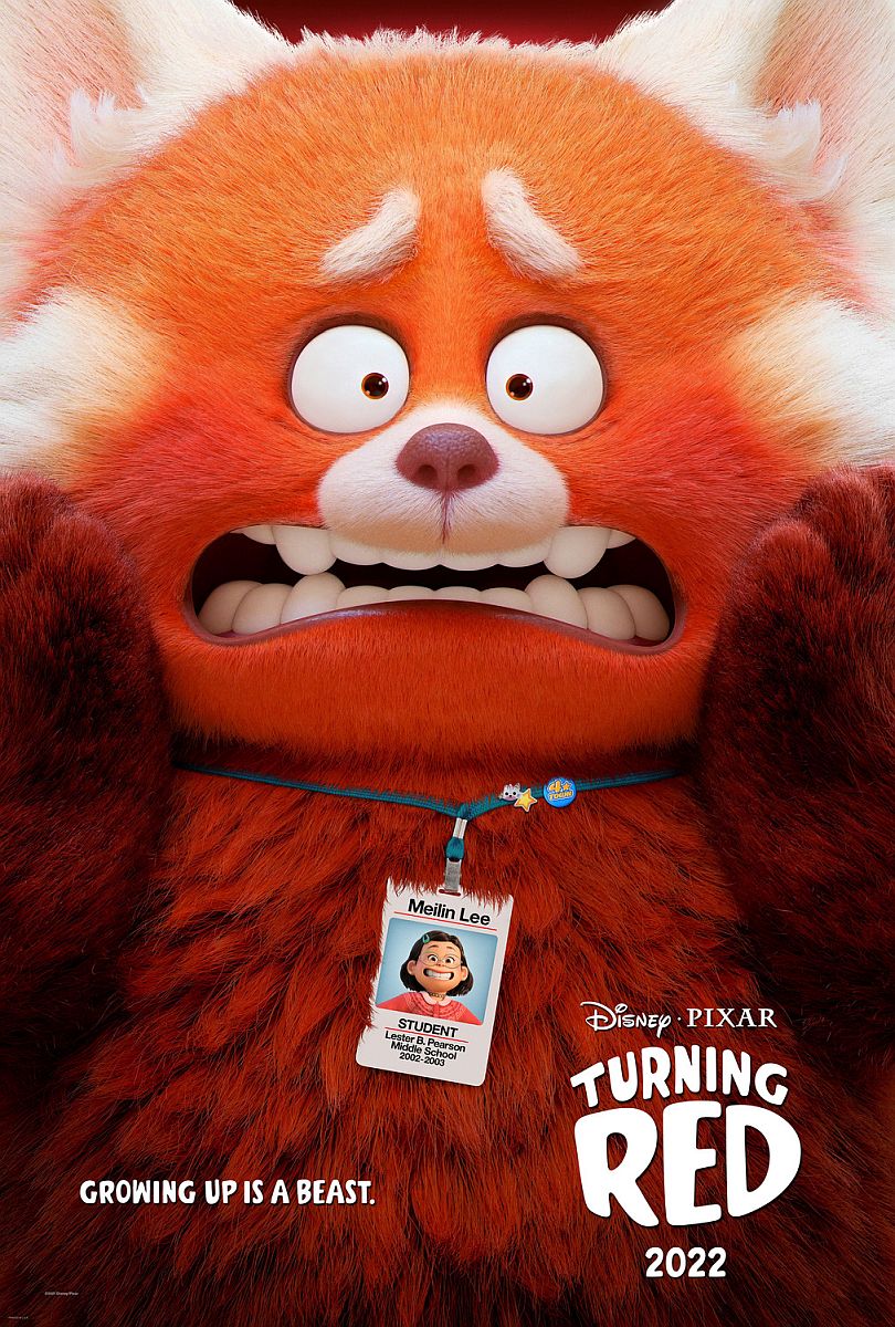 Turning Red (2022) original theatrical movie poster - Advance