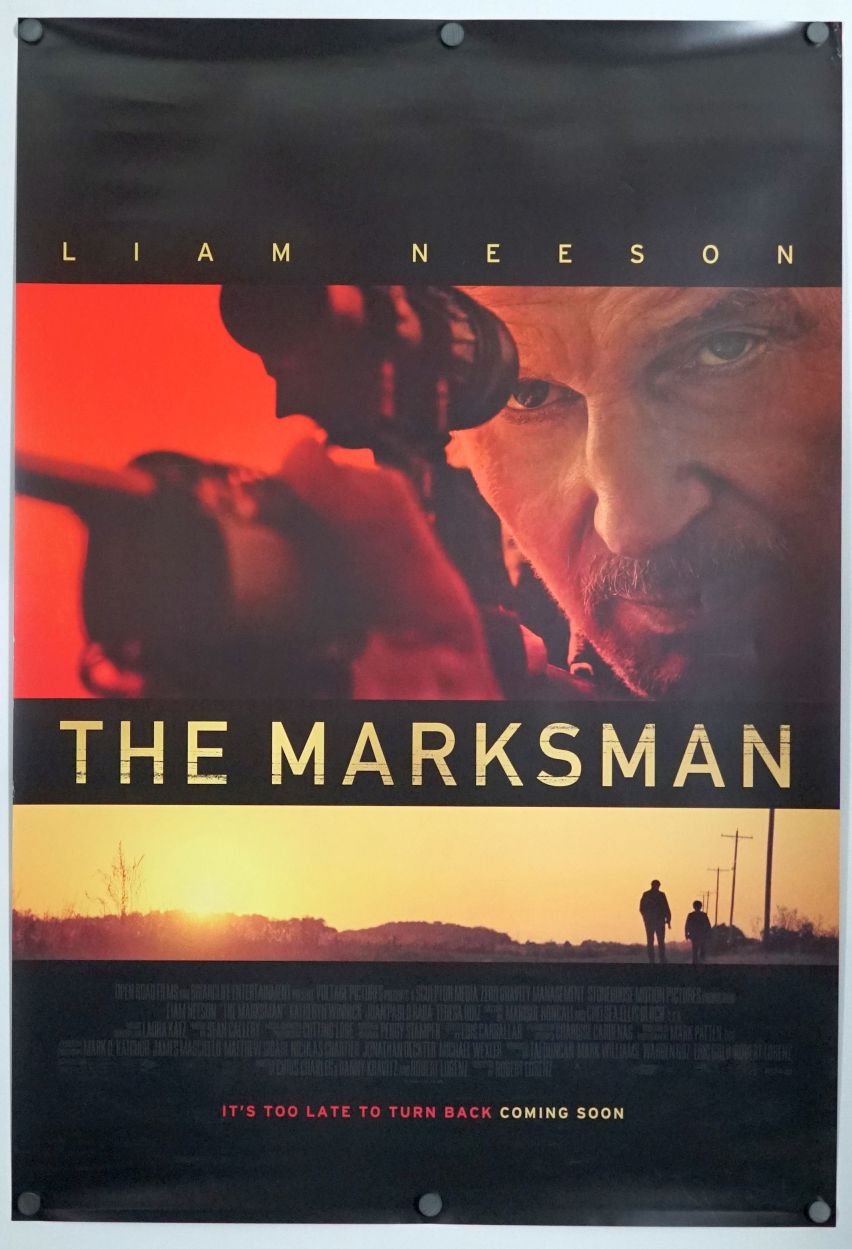 The Marksman (2021) original theatrical movie poster - Final