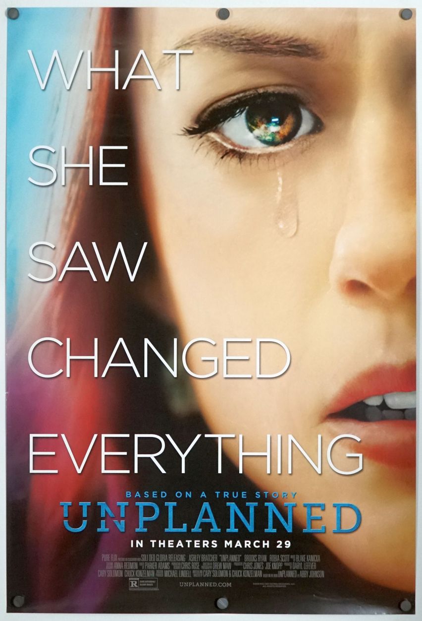 Unplanned (2019) original theatrical movie poster - Advance