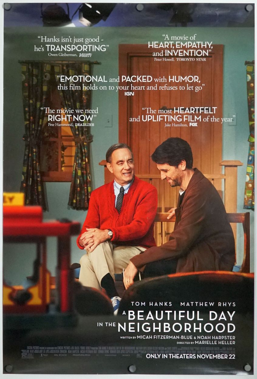 A Beautiful Day in the Neighborhood (2019) original theatrical movie poster - Review