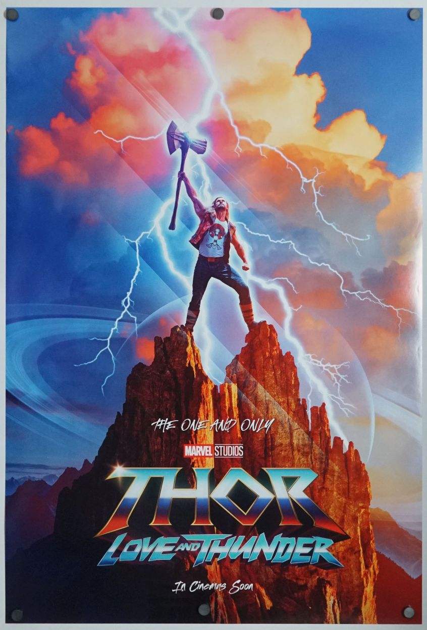 Thor: Love and Thunder (2022) original theatrical movie poster - International Advance