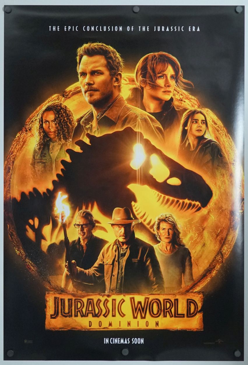 Jurassic World: Dominion (2022) original theatrical movie poster - International
