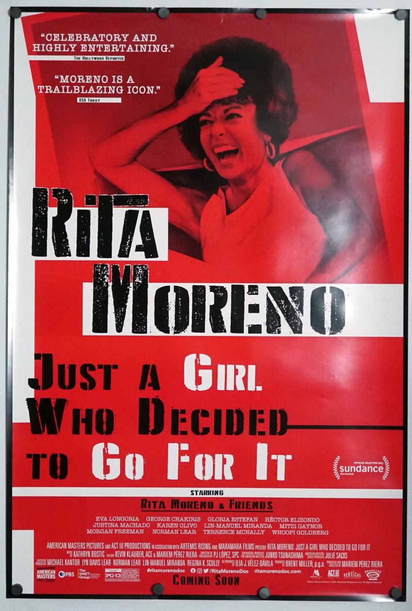 Rita Moreno: Just a Girl Who Decided to Go for It (2021) original theatrical movie poster - Final