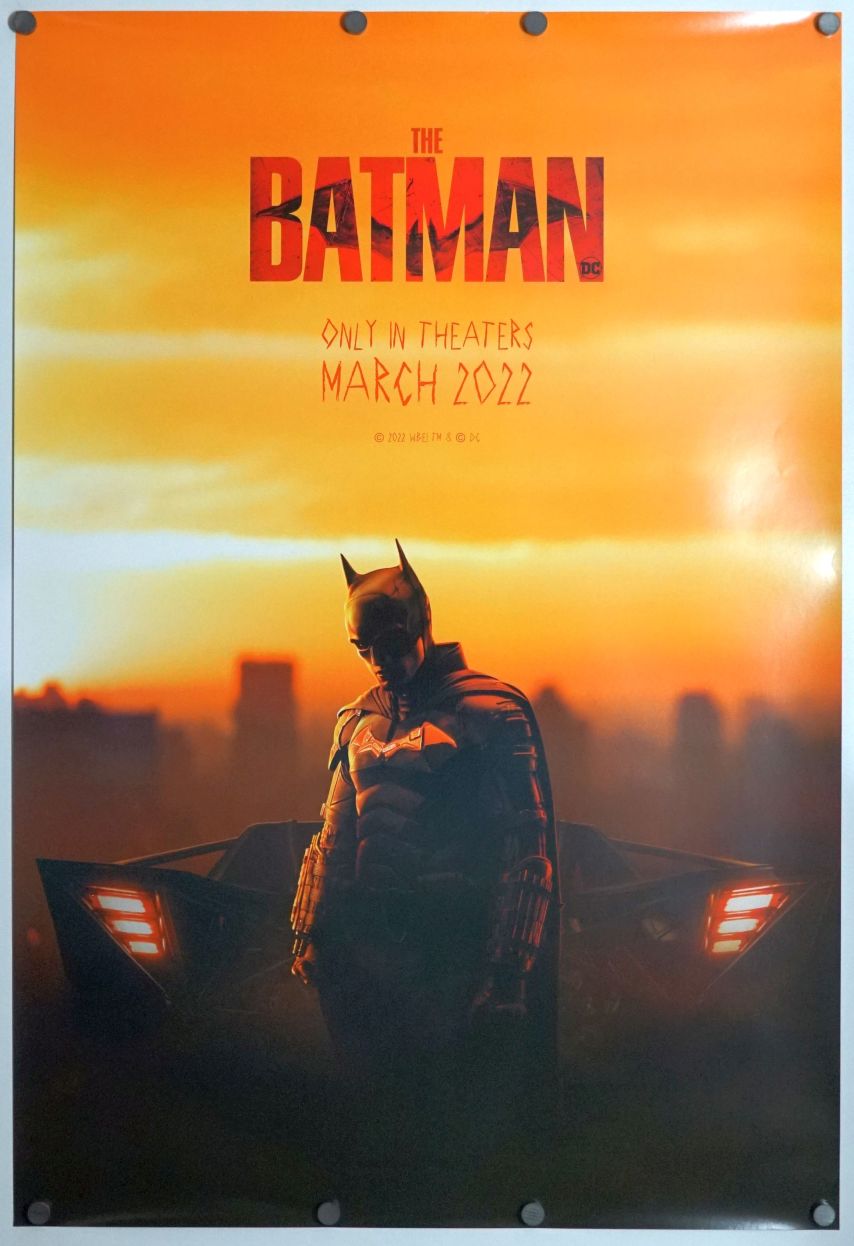 The Batman (2022) original theatrical movie poster - International Style F