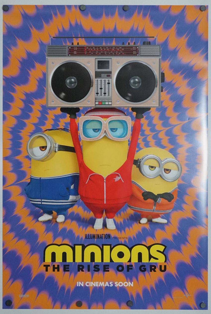 Minions: The Rise of Gru (2022) original theatrical movie poster - International Style B
