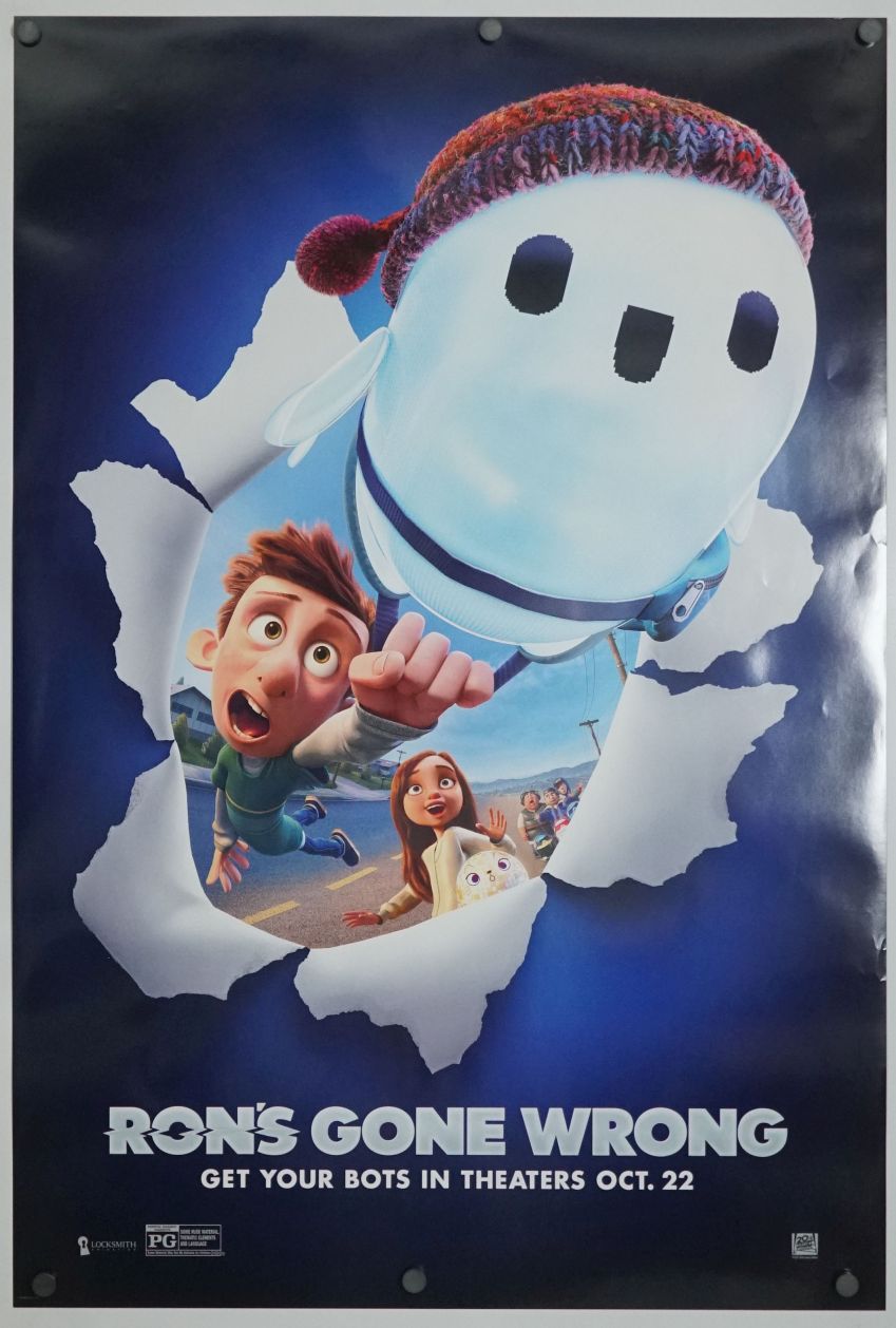 Ron's Gone Wrong (2021) original theatrical movie poster - Final