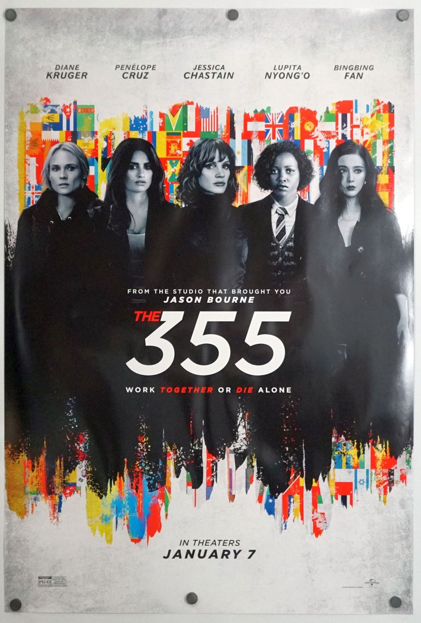 The 355 (2022) original theatrical movie poster - Final