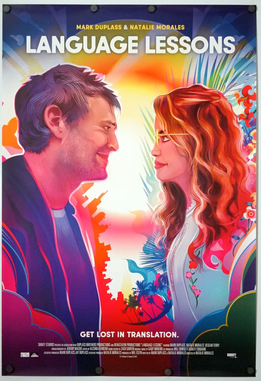 Language Lessons (2021) original theatrical movie poster - Final