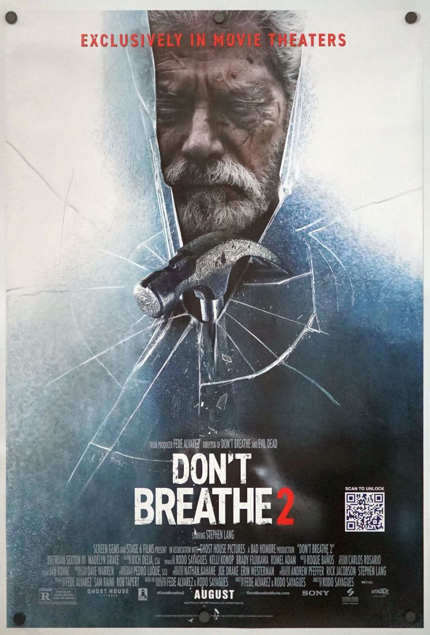 Don't Breathe 2 (2021) original theatrical movie poster - Final