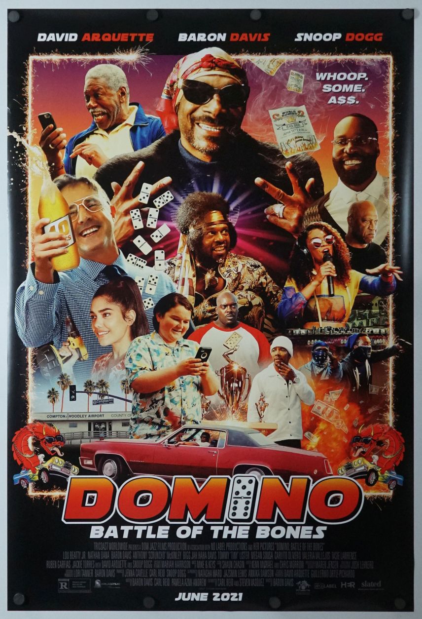 DOMINO: Battle of the Bones (2021) original theatrical movie poster - Final