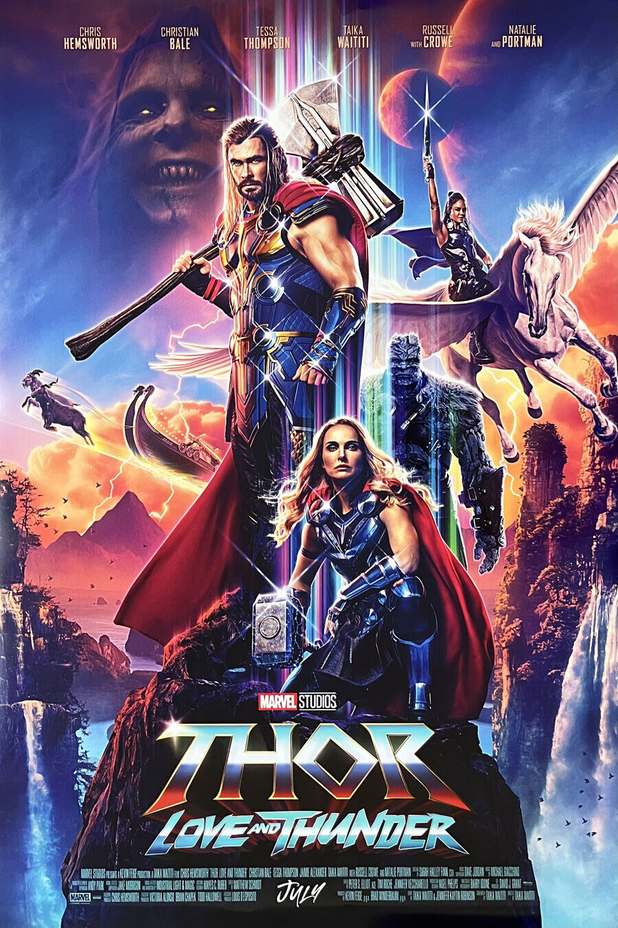 Thor: Love and Thunder (2022) original theatrical movie poster - International Final