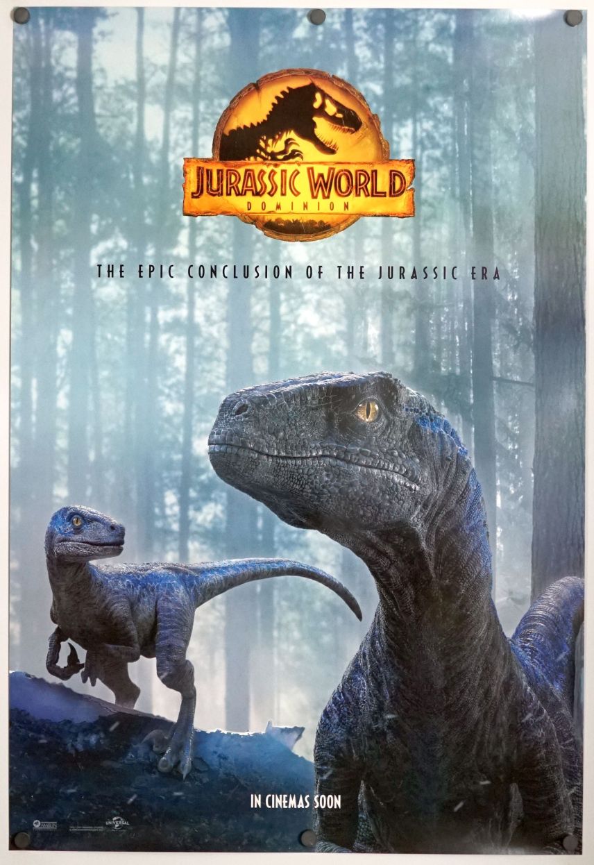 Jurassic World: Dominion (2022) original theatrical movie poster - International Style C
