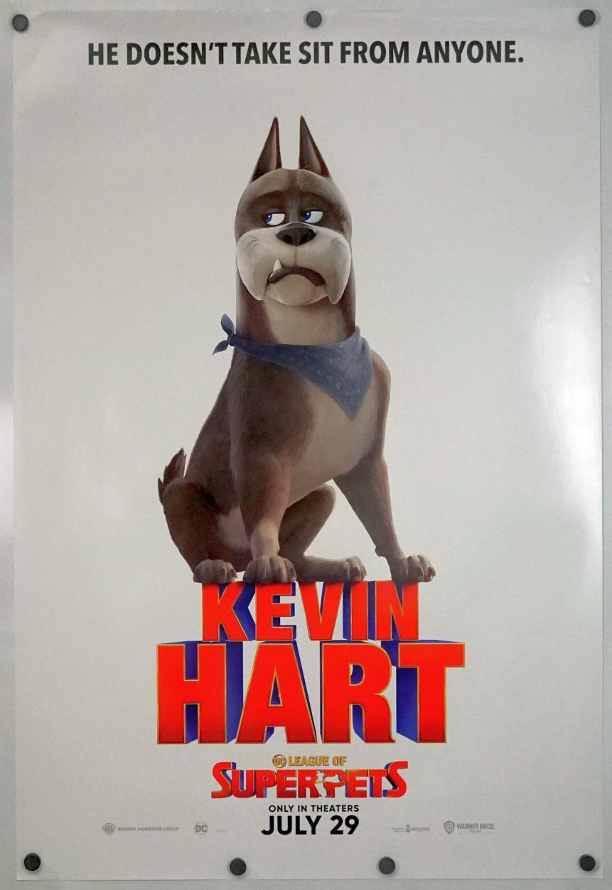 DC League of Super-Pets (2022) original theatrical movie poster - Advance Style A