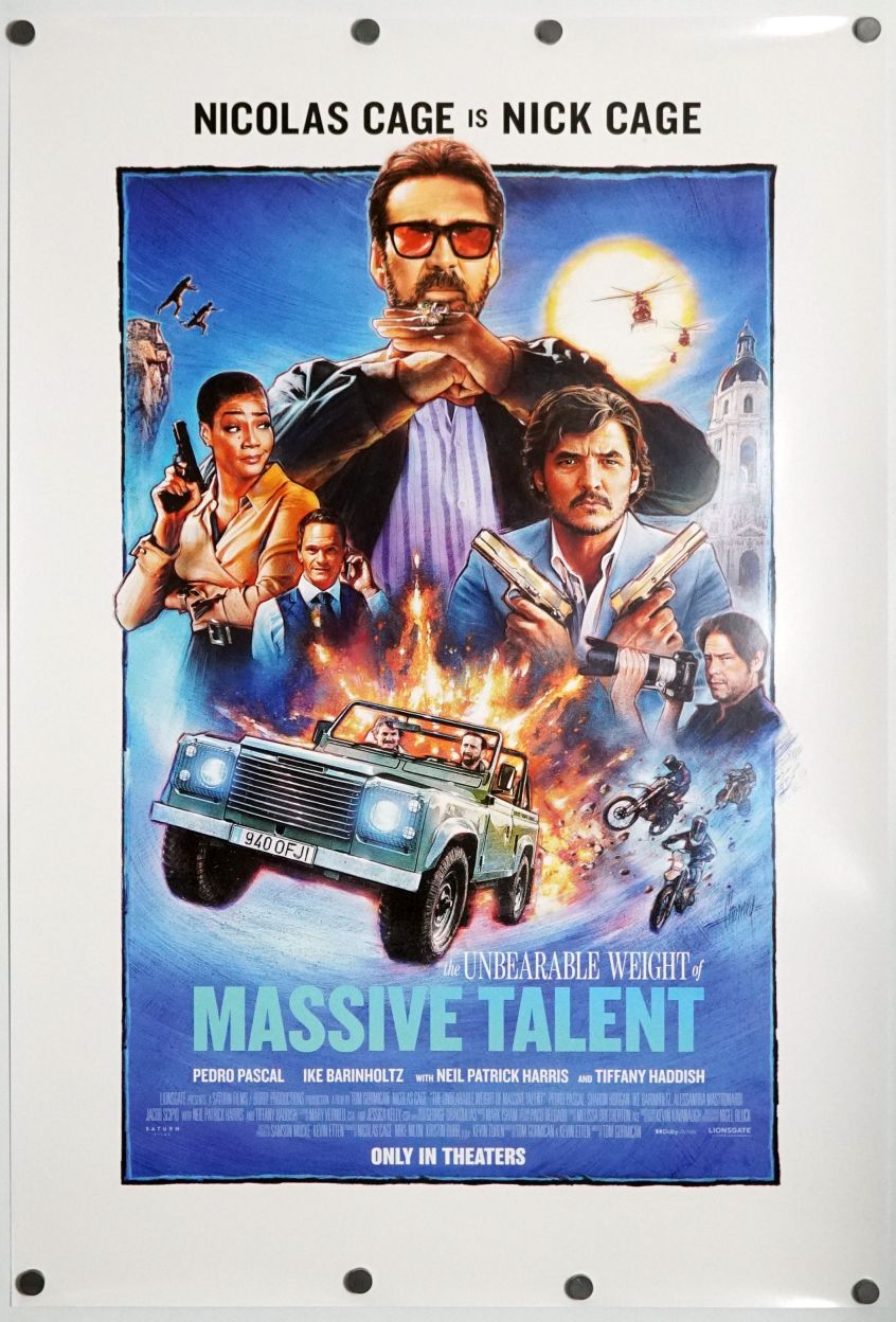 The Unbearable Weight of Massive Talent (2022) original theatrical movie poster - Final