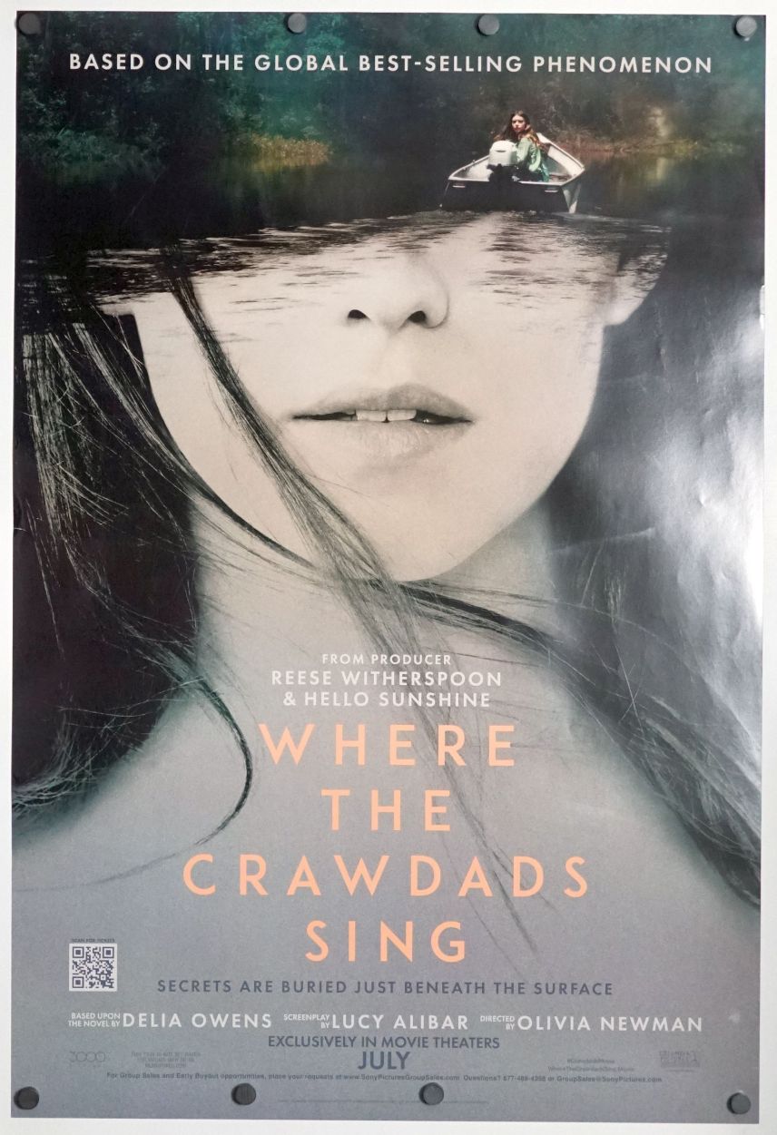 Where the Crawdads Sing (2022) original theatrical movie poster - Advance