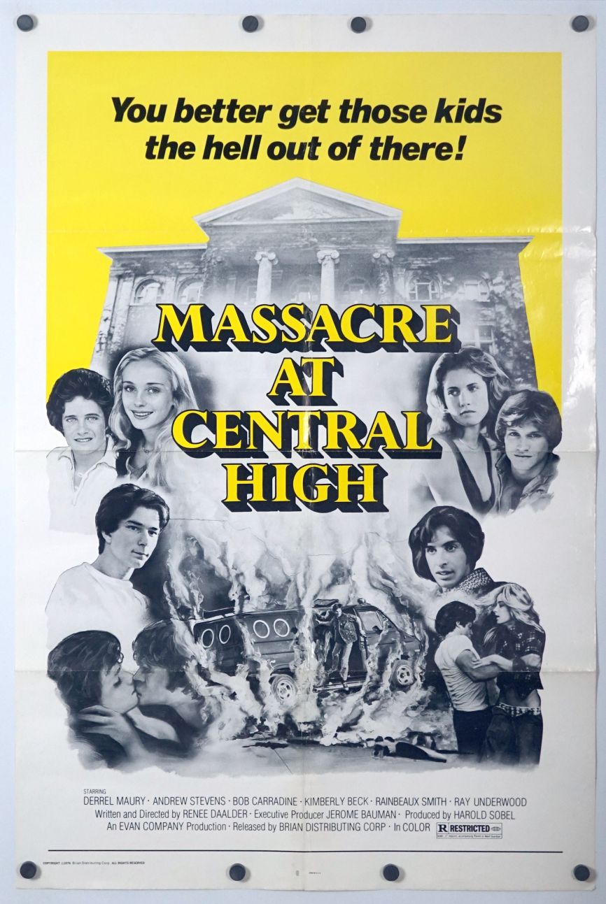 Massacre at Central High (1976) original theatrical movie poster - Final